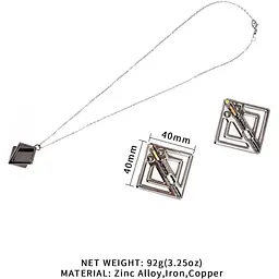 Затискачі для сосків з легкої підвіскою Lockink Adjustable Nipple Clamps With Light Pendant - Grey - мініатюра 2