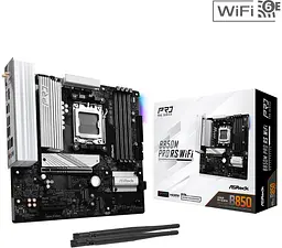 Материнська плата AsRock B850M PRO RS WIFI (B850M PRO RS WIFI) (Socket AM5, AMD B850, Micro-ATX) - мініатюра 5