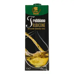 Вино Via del Molino Rubicone Trebbiano IGP, біле, сухе, 1 л - мініатюра 4