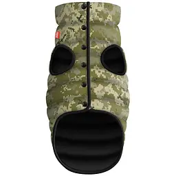 Курточка для собак Waudog Clothes малюнок Мілітарі XS25 В 37-40 см С 24-27 см