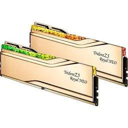 Модуль пам'яті G.Skill DDR5 64GB (2x32) Trident Z5 Royal Neo 6000Mhz AMD EXPO (F5-6000J2636H32GX2-TR5NG) - мініатюра 2