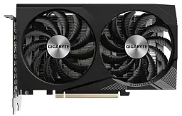 Відеокарта GeForce RTX 3050, Gigabyte, WINDFORCE V2, 8Gb GDDR6, 128-bit, 2xHDMI/2xDP, 1777/14000 MHz, 8-pin (GV-N3050WF2V2-8GD)