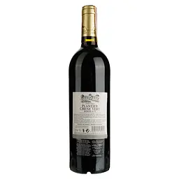 Вино Les Grands Chais de France Chateau Plantier Chene Vert Bordeaux, червоне, сухе, 13,5%, 0,75 л - мініатюра 2