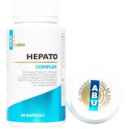 Рослинний комплекс All be Ukraine Hepato Complex для печінки з вітамінами 60 капсул (ABU-02037) - мініатюра 4