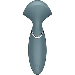 Вібромасажер Satisfyer Mini Wand-er Grey - мініатюра 4