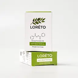 Антибактеріальне мило проти акне Loreto 75г - мініатюра 2