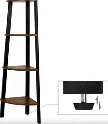 Етажерка Leobert Wooden кутова в стилі Loft - мініатюра 3