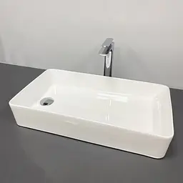 Умивальник VBI Velletri M white накладний VBI-015901, Білий - мініатюра 4