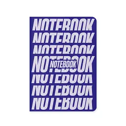 Блокнот в крапку «NOTEBOOK» синій