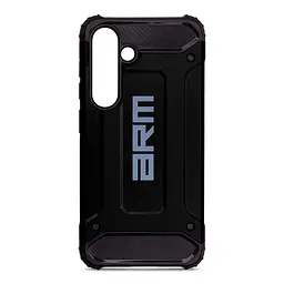 Чехол для Samsung Galaxy S24 5G (SM-S921), Panzer, черный, противоударный, бронированный, милитари, панель-накладка, защита всего корпуса, защита дисплея и камеры, термополиуретан (TPU) + поликарбонат (PC), ArmorStandart (ARM73734)