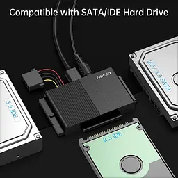 Адаптер FIDECO USB 3.0 для підключення SATA/IDE HDD та SSD - мініатюра 4