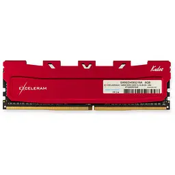 Модуль пам'яті Exceleram DDR4 8Gb 3200 MHz Kudos Red (EKRED4083216A) Б/в
