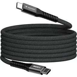 Дата кабель USB-C to USB-C 1.2m Magnetic 100W black Verbatim (31863)