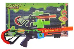 Іграшковий бластер автомат стріляючий слаймом з маскою Slime Rifle YQ813 в коробці р.53х6х30см