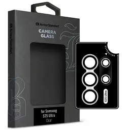 Скло захисне Armorstandart Camera Supreme BI Samsung S25 Ultra Black Clear (ARM83223)