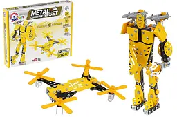 Конструктор металевий 0136 "ROBOT DRONE" 2в1 570 дет. ТЕХНОК