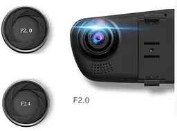 Дзеркало відеореєстратор 1433 екран 4,3" FHD 2 камери - мініатюра 9