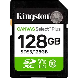 Карта пам'яті 128GB SDXC Canvas Select Plus Gen3 1 50MB/s C10 UHS-I U1 V10 SDS3/128GB - мініатюра 1