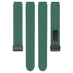 Ремінець Line Magnetic для Xiaomi Mi Band 9/8/10 Зелений / Green - мініатюра 3