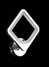 Бра настінне LED Splendid Ray BK238/1 16W хром білий з вимикачем