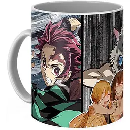 Кухоль GeekLand Demon Slayer Kimetsu no Yaiba Клинок, що розсікає демонів Хашибіра Камадо Агацума KY.02.08 330 мл білий - мініатюра 3