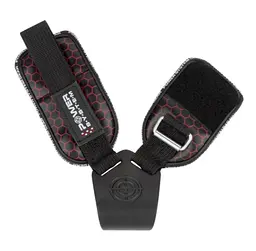 Гаки для тяги на зап'ястя Power System PS-3360 Hooks V2 Black/Red XL (PS_3360_Black/Red XL) - мініатюра 3