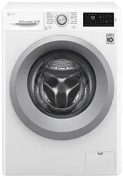 Пральна машина LG з фронтальним завантаженням F0J5NN4W, 6кг, 1000, A+++, Пар, глибина 45см, Дисплей, Інвертор, Білий (F0J5NN4W)