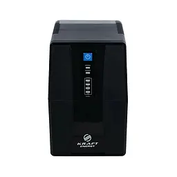Джерело безперебійного живлення KRF-1000VA/600W(LED) UPS Kraft (42-00002) - мініатюра 4