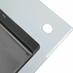 Кухонна мийка Germece Handmade White Glass 60x51/200, Білий - мініатюра 4