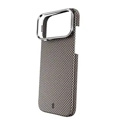 Чохол WIWU ARAMID ARMOR DCC-208 for iP17 Pro 6.3 Black & Gold (6979107510573)