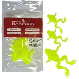 Силіконова приманка HARPOON "Crazy Frog" 2", 3" лимонний (3шт/уп) плаваюча 008 (відбиває ультрафіолет)