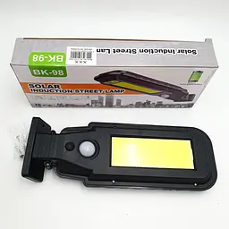 Ліхтар вуличний акумуляторний світильник 2200mA на сонячній батареї LED Solar Street Light BL BK98 COB - мініатюра 2