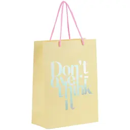 Подарунковий пакет Axent паперовий Don't overthink it 18х24 см (8501-30-A)