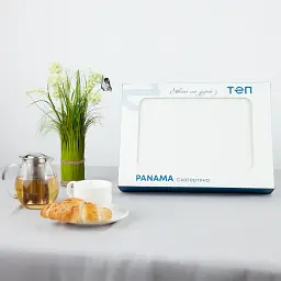 Скатертина Panama водовідштовхувальна White, 160x200 - мініатюра 2