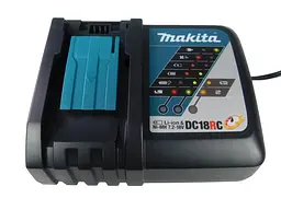 Пристрій для зарядки акумуляторів Makita LXT DC18RC (195584-2) - мініатюра 2