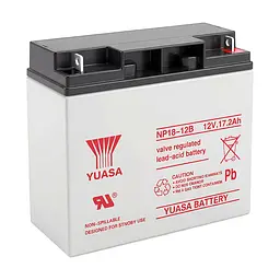 Акумуляторна батарея AGM свинцево-кислотна Yuasa NP18-12В 12V/17.2Ah (96-01001)