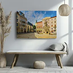 Інтер'єрна картина Львів, Площа Ринок, Lviv, інтер'єрний декор, 60×90 см (id0226) - мініатюра 2
