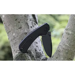Ніж складаний кишеньковий Ruike P736-AB 14C28N алюміній чорний клинок 75 мм - мініатюра 10