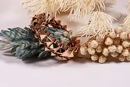 Каблучка з шипами з червоного золота 18 K-0310 - мініатюра 2