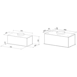 Витяжка ELEYUS URBAN 700 LED 52 BL - мініатюра 4