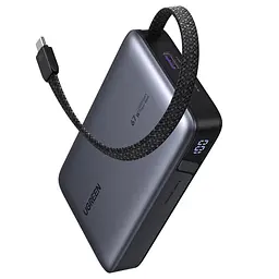 Потужний Повербанк для Ноутбука Ugreen 20000 65W з вбудованим Type C PD 3.0 QC 67W та швидкою зарядкою 20 вольт