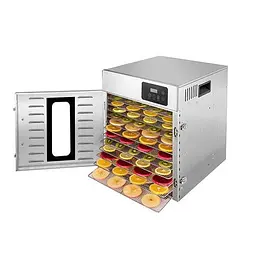 Дегідратор сушарка Food Dehydrator LT-107 для овочів фруктів м'яса грибів 10 лотків 1000Вт - мініатюра 2