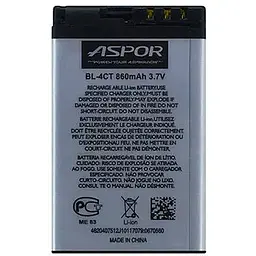 Акумулятор Aspor BL-4CT для Nokia 2720f/5310/5630/6600f