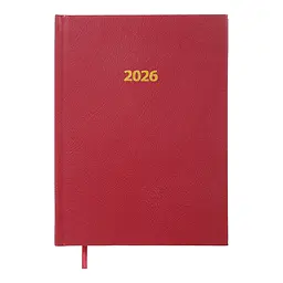 Щоденник датований Buromax Strong 2026 A5 червоний (BM.2129-13)