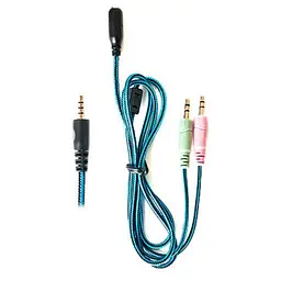 Навушники REAL-EL GDX-7500 black-blue - мініатюра 8