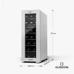 Винний холодильник Klarstein Shiraz 18 Duo (10045301) - мініатюра 4