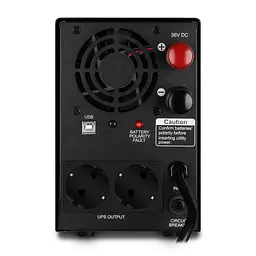 Пристрій безперебійного живлення Powercom INF-3000 1800W 36V (INF-3000) - мініатюра 4
