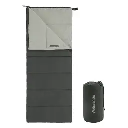 Спальний мішок Naturehike F150 NH22MSD05, лівий, графіт (6927595797747-L) - мініатюра 1