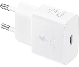 Зарядний пристрій Samsung 25W PD EP-T2510XWEGEU блок і кабель білі - мініатюра 2