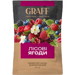 Концентрат напою безалкогольний Graff Чай фруктовий Лісові ягоди 40 г